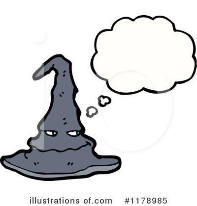 Royalty-Free (RF) Witch Hat Clipart Illustration by lineartestpilot - Stock Sample #1178985