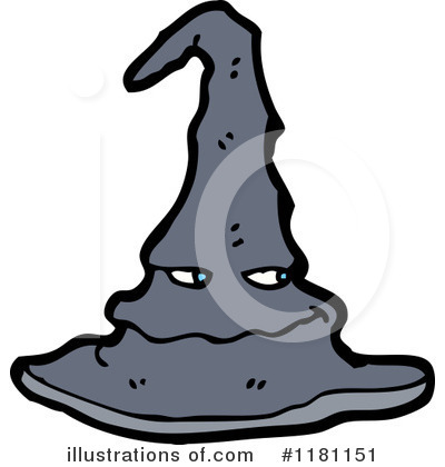 Royalty-Free (RF) Witch Hat Clipart Illustration by lineartestpilot - Stock Sample #1181151