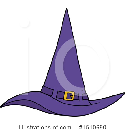 Royalty-Free (RF) Witch Hat Clipart Illustration by lineartestpilot - Stock Sample #1510690