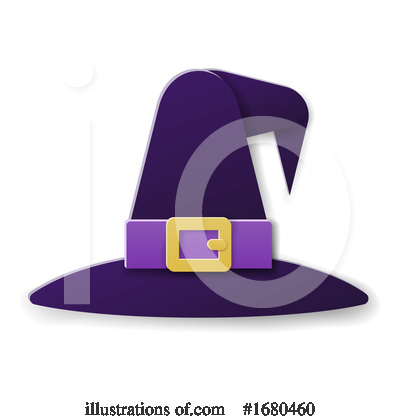 Royalty-Free (RF) Witch Hat Clipart Illustration by AtStockIllustration - Stock Sample #1680460