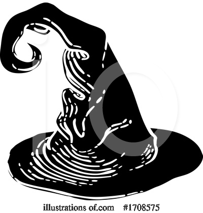 Royalty-Free (RF) Witch Hat Clipart Illustration by AtStockIllustration - Stock Sample #1708575