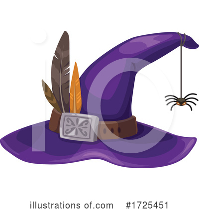 Royalty-Free (RF) Witch Hat Clipart Illustration by Vector Tradition SM - Stock Sample #1725451