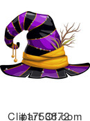 Witch Hat Clipart #1753872 by Vector Tradition SM