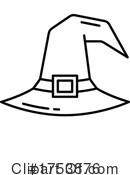 Witch Hat Clipart #1753876 by Vector Tradition SM