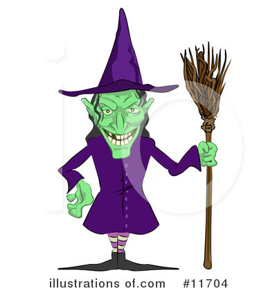 Royalty-Free (RF) Witches Clipart Illustration by AtStockIllustration - Stock Sample #11704