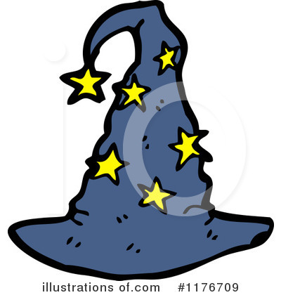 Royalty-Free (RF) Witches Hat Clipart Illustration by lineartestpilot - Stock Sample #1176709