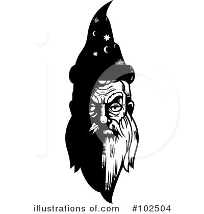 Royalty-Free (RF) Wizard Clipart Illustration by Cory Thoman - Stock Sample #102504