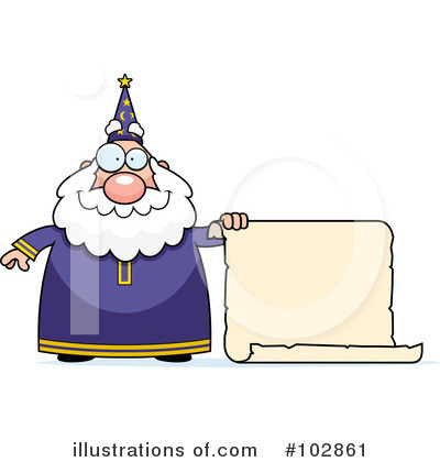 Royalty-Free (RF) Wizard Clipart Illustration by Cory Thoman - Stock Sample #102861