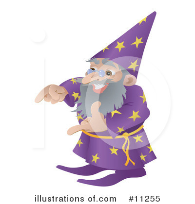 Royalty-Free (RF) Wizard Clipart Illustration by AtStockIllustration - Stock Sample #11255