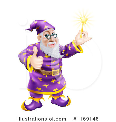 Royalty-Free (RF) Wizard Clipart Illustration by AtStockIllustration - Stock Sample #1169148
