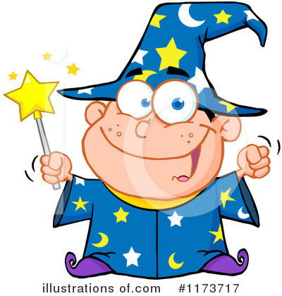 Royalty-Free (RF) Wizard Clipart Illustration by Hit Toon - Stock Sample #1173717
