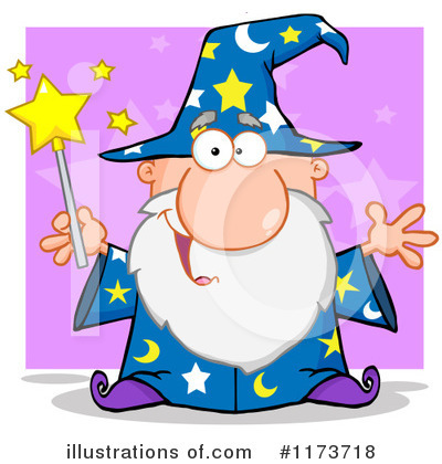 Royalty-Free (RF) Wizard Clipart Illustration by Hit Toon - Stock Sample #1173718