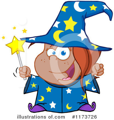 Royalty-Free (RF) Wizard Clipart Illustration by Hit Toon - Stock Sample #1173726