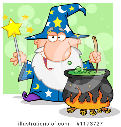 Royalty-Free (RF) Wizard Clipart Illustration by Hit Toon - Stock Sample #1173727