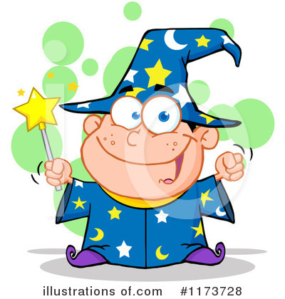 Royalty-Free (RF) Wizard Clipart Illustration by Hit Toon - Stock Sample #1173728