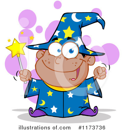 Royalty-Free (RF) Wizard Clipart Illustration by Hit Toon - Stock Sample #1173736