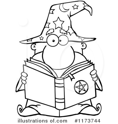 Royalty-Free (RF) Wizard Clipart Illustration by Hit Toon - Stock Sample #1173744