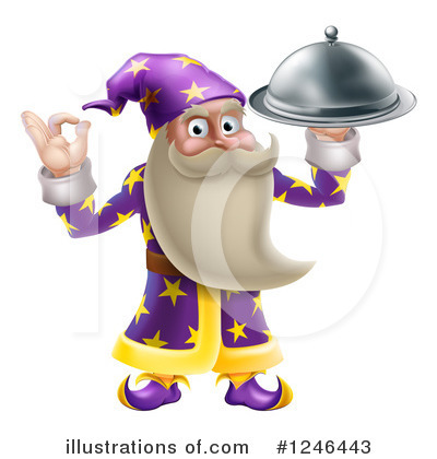Royalty-Free (RF) Wizard Clipart Illustration by AtStockIllustration - Stock Sample #1246443