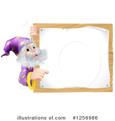 Royalty-Free (RF) Wizard Clipart Illustration by AtStockIllustration - Stock Sample #1256986