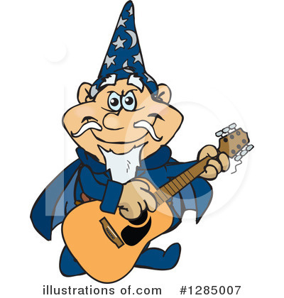 Royalty-Free (RF) Wizard Clipart Illustration by Dennis Holmes Designs - Stock Sample #1285007