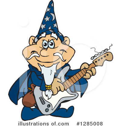 Royalty-Free (RF) Wizard Clipart Illustration by Dennis Holmes Designs - Stock Sample #1285008