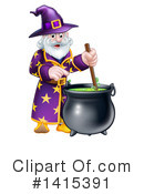 Wizard Clipart #1415391 by AtStockIllustration