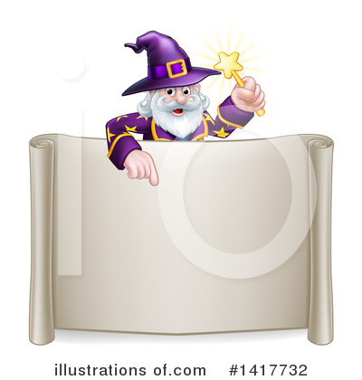 Royalty-Free (RF) Wizard Clipart Illustration by AtStockIllustration - Stock Sample #1417732