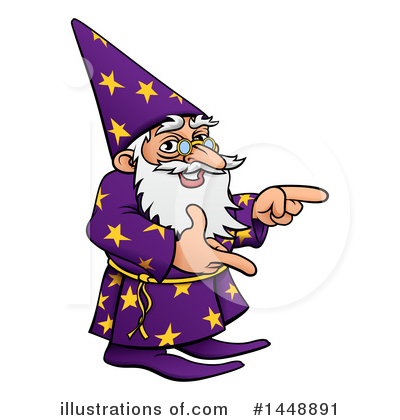 Royalty-Free (RF) Wizard Clipart Illustration by AtStockIllustration - Stock Sample #1448891