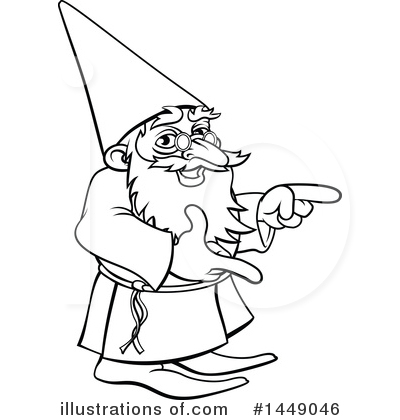 Royalty-Free (RF) Wizard Clipart Illustration by AtStockIllustration - Stock Sample #1449046