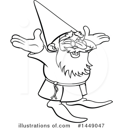 Royalty-Free (RF) Wizard Clipart Illustration by AtStockIllustration - Stock Sample #1449047