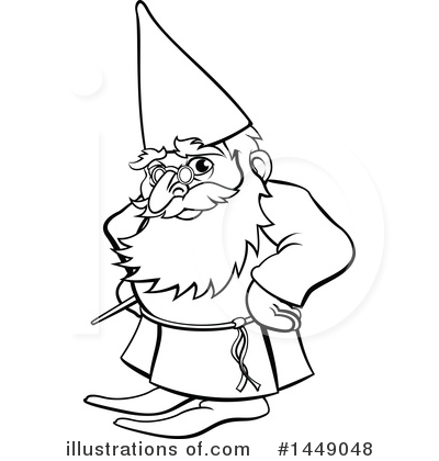 Royalty-Free (RF) Wizard Clipart Illustration by AtStockIllustration - Stock Sample #1449048