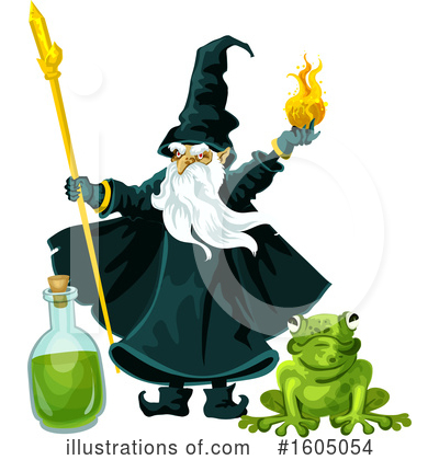 Royalty-Free (RF) Wizard Clipart Illustration by Vector Tradition SM - Stock Sample #1605054