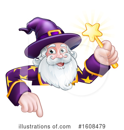 Royalty-Free (RF) Wizard Clipart Illustration by AtStockIllustration - Stock Sample #1608479