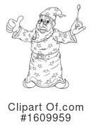 Wizard Clipart #1609959 by AtStockIllustration