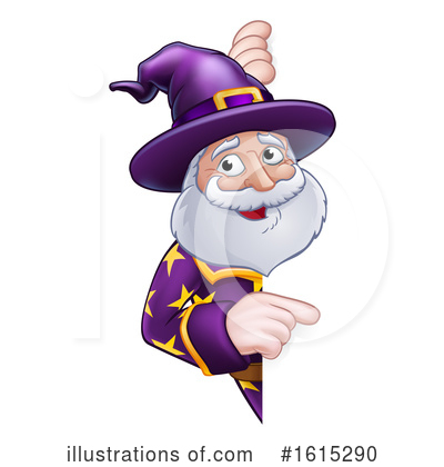 Royalty-Free (RF) Wizard Clipart Illustration by AtStockIllustration - Stock Sample #1615290