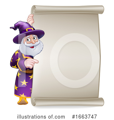 Royalty-Free (RF) Wizard Clipart Illustration by AtStockIllustration - Stock Sample #1663747