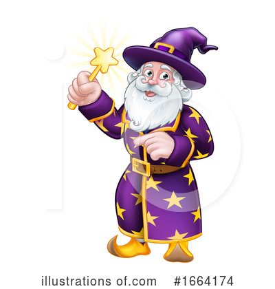 Royalty-Free (RF) Wizard Clipart Illustration by AtStockIllustration - Stock Sample #1664174