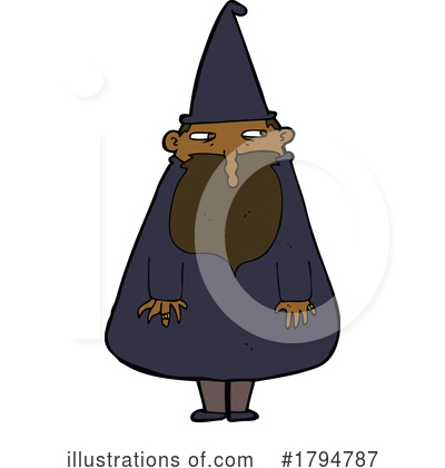 Royalty-Free (RF) Wizard Clipart Illustration by lineartestpilot - Stock Sample #1794787