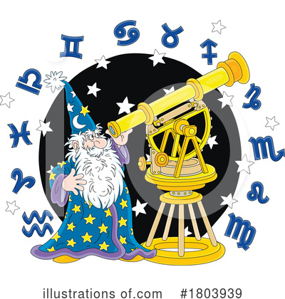 Royalty-Free (RF) Wizard Clipart Illustration by Alex Bannykh - Stock Sample #1803939