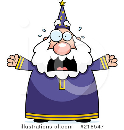 Royalty-Free (RF) Wizard Clipart Illustration by Cory Thoman - Stock Sample #218547