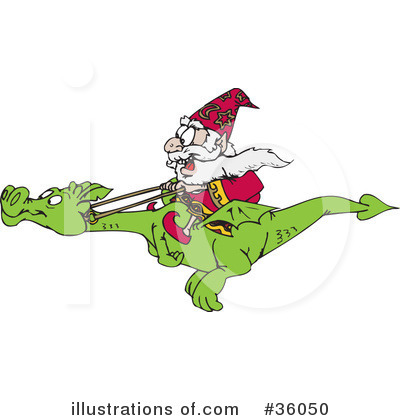 Royalty-Free (RF) Wizard Clipart Illustration by Dennis Holmes Designs - Stock Sample #36050