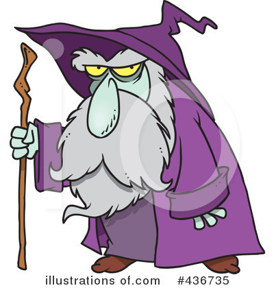 Royalty-Free (RF) Wizard Clipart Illustration by toonaday - Stock Sample #436735