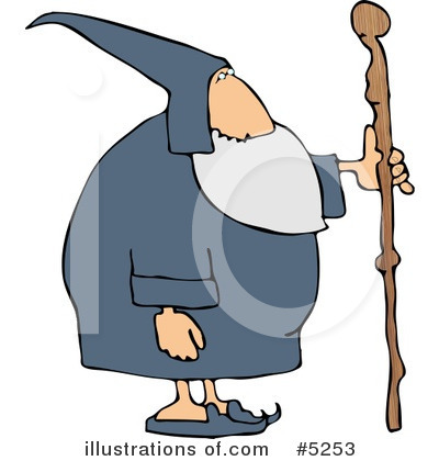 Royalty-Free (RF) Wizard Clipart Illustration by djart - Stock Sample #5253