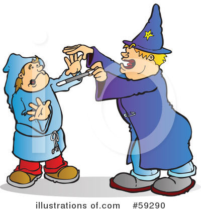 Royalty-Free (RF) Wizard Clipart Illustration by Snowy - Stock Sample #59290