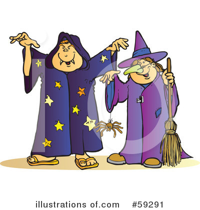 Royalty-Free (RF) Wizard Clipart Illustration by Snowy - Stock Sample #59291