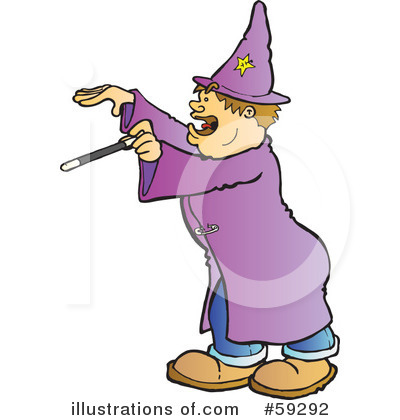 Royalty-Free (RF) Wizard Clipart Illustration by Snowy - Stock Sample #59292