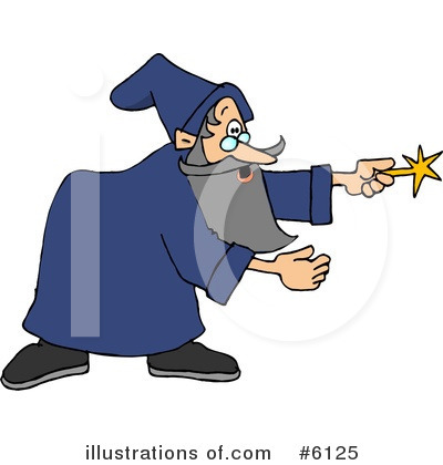 Royalty-Free (RF) Wizard Clipart Illustration by djart - Stock Sample #6125