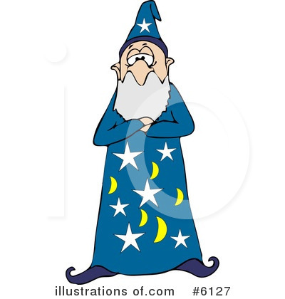 Royalty-Free (RF) Wizard Clipart Illustration by djart - Stock Sample #6127