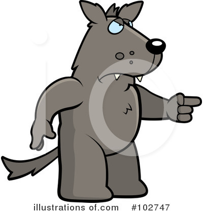 Royalty-Free (RF) Wolf Clipart Illustration by Cory Thoman - Stock Sample #102747