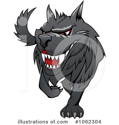 Royalty-Free (RF) Wolf Clipart Illustration by Vector Tradition SM - Stock Sample #1062304
